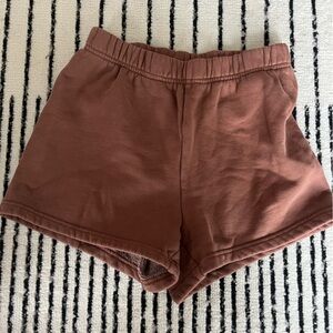 Aritzia Perfect Cozy Fleece Sweat Shorts